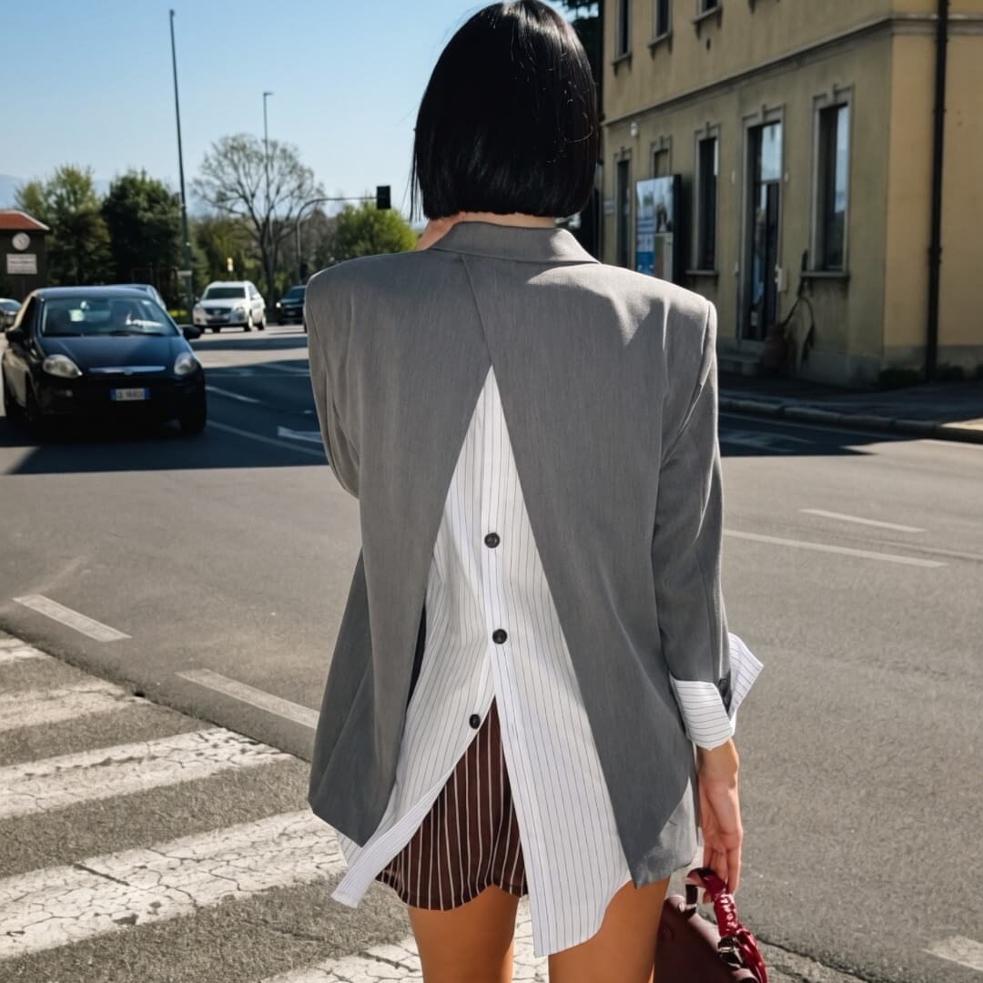 OF - LUMINA Blazer Fred con apertura