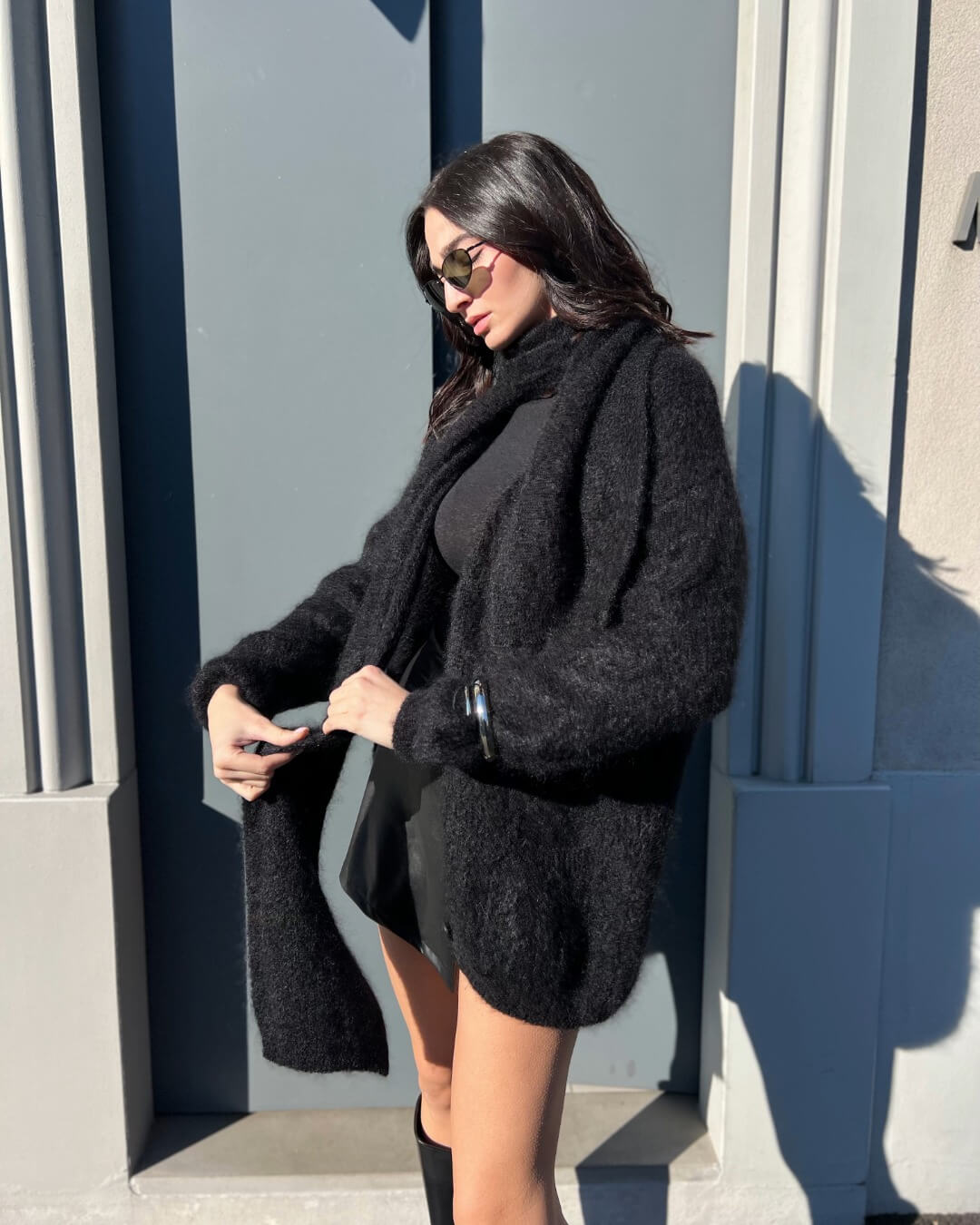 OF - LUMINA Cardigan Mikasa nero