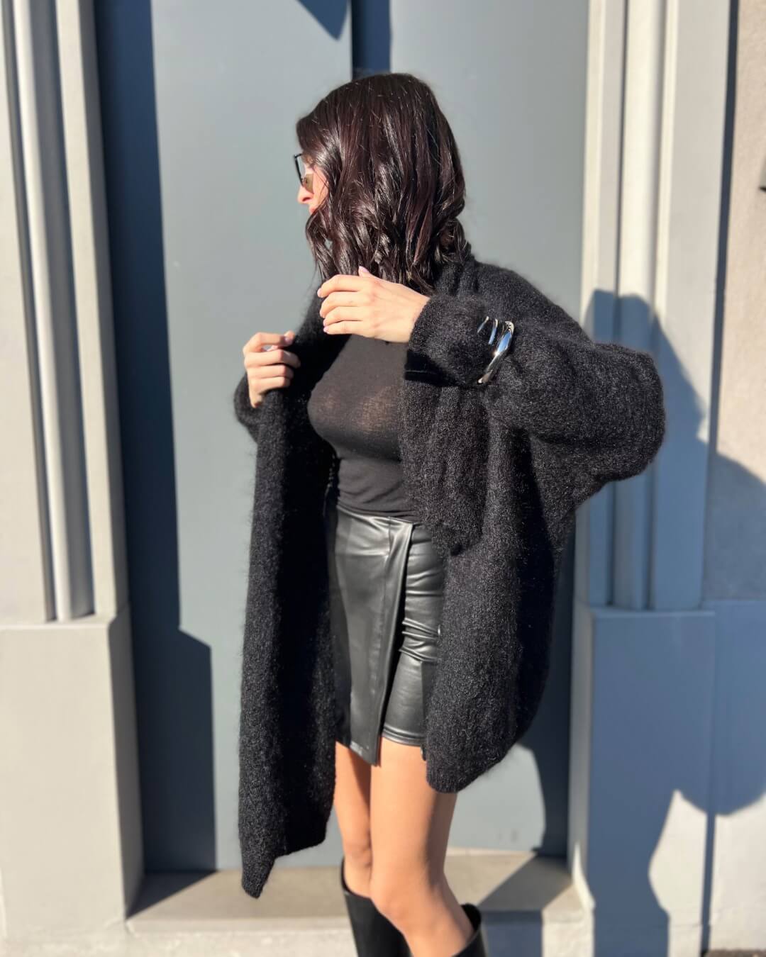 OF - LUMINA Cardigan Mikasa nero