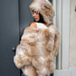 OF - LUMINA Ecopelliccia Furry beige
