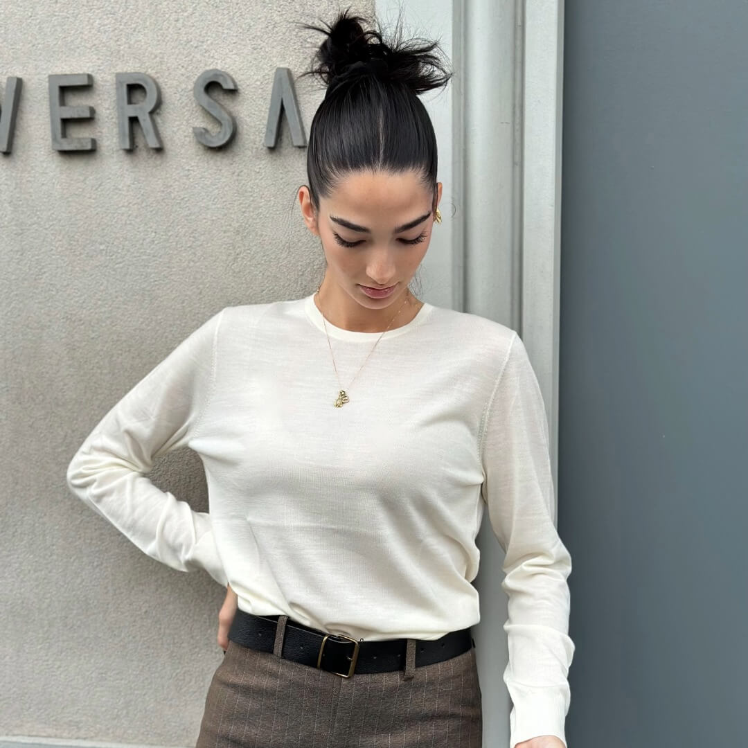 LM - LUMINA Maglioncino Vera panna