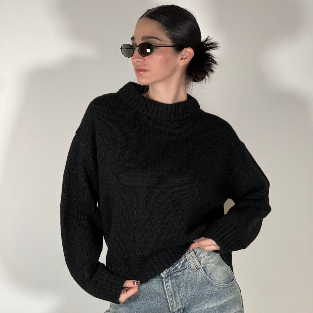 LM - LUMINA Maglione Tom nero