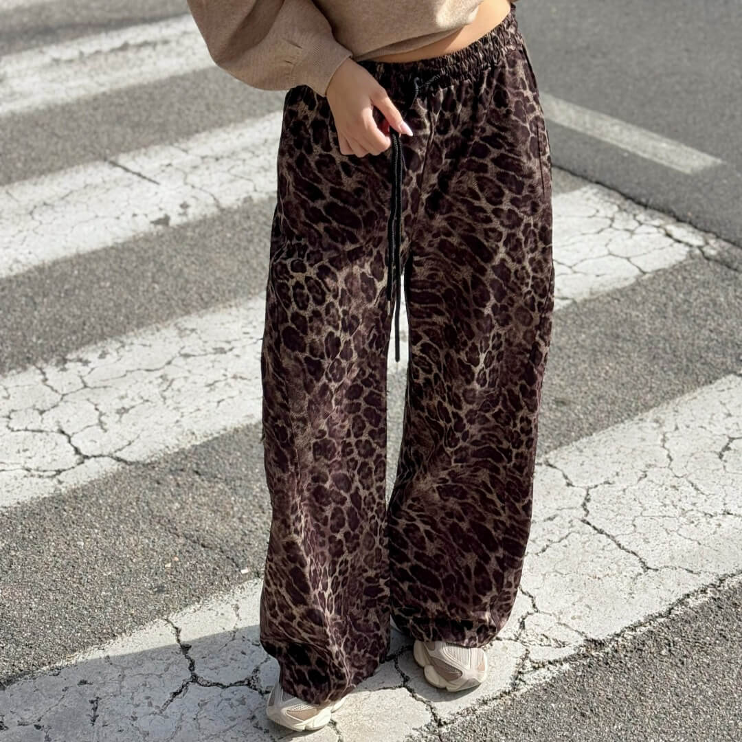 OF - LUMINA Pantalone Tania animalier
