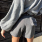 LM - LUMINA Shorts Thea grigio