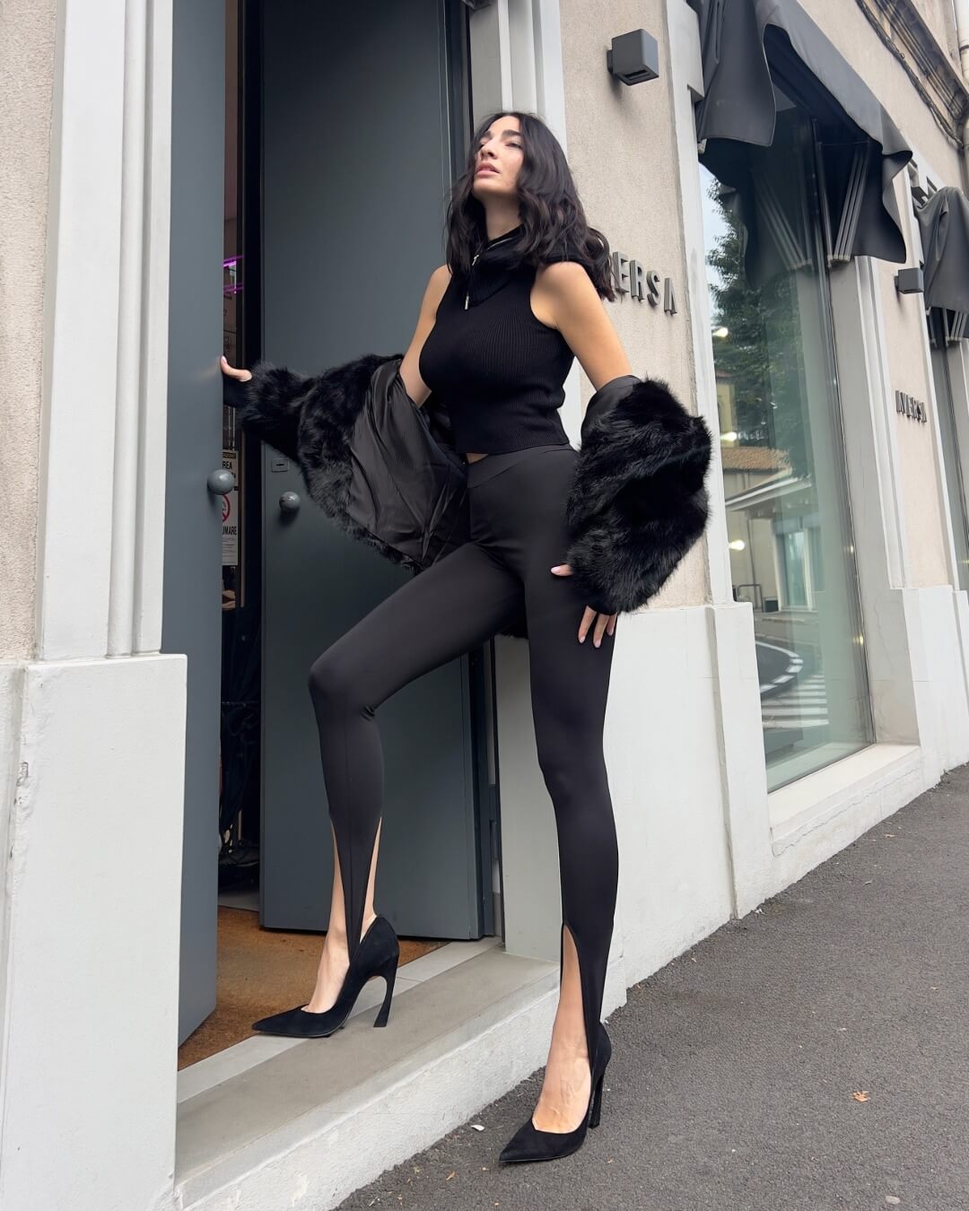 OF - LUMINA Leggings Astor nero