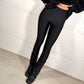 LM - Leggings Fabia nero satin
