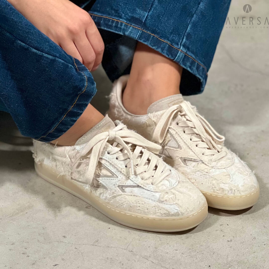 OF - Moaconcept Sneaker off-white destroyed suede