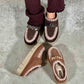 OF - MOU Bounce clog metal logo pink brown