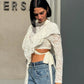 OF - Maglia Clelia pizzo avorio