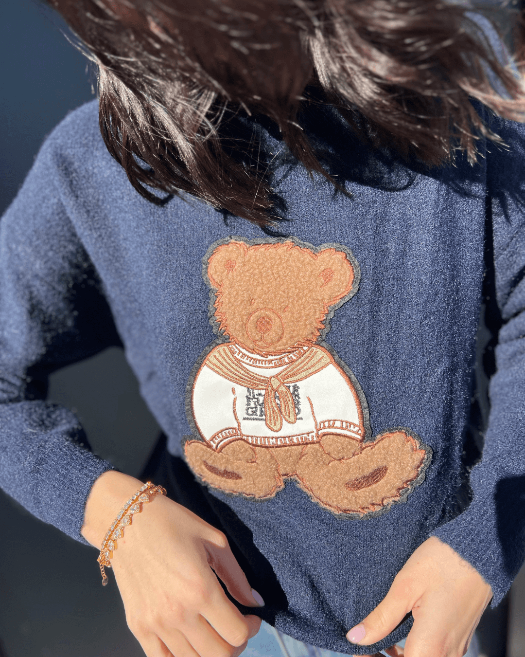 OF - Maglione Henry blu