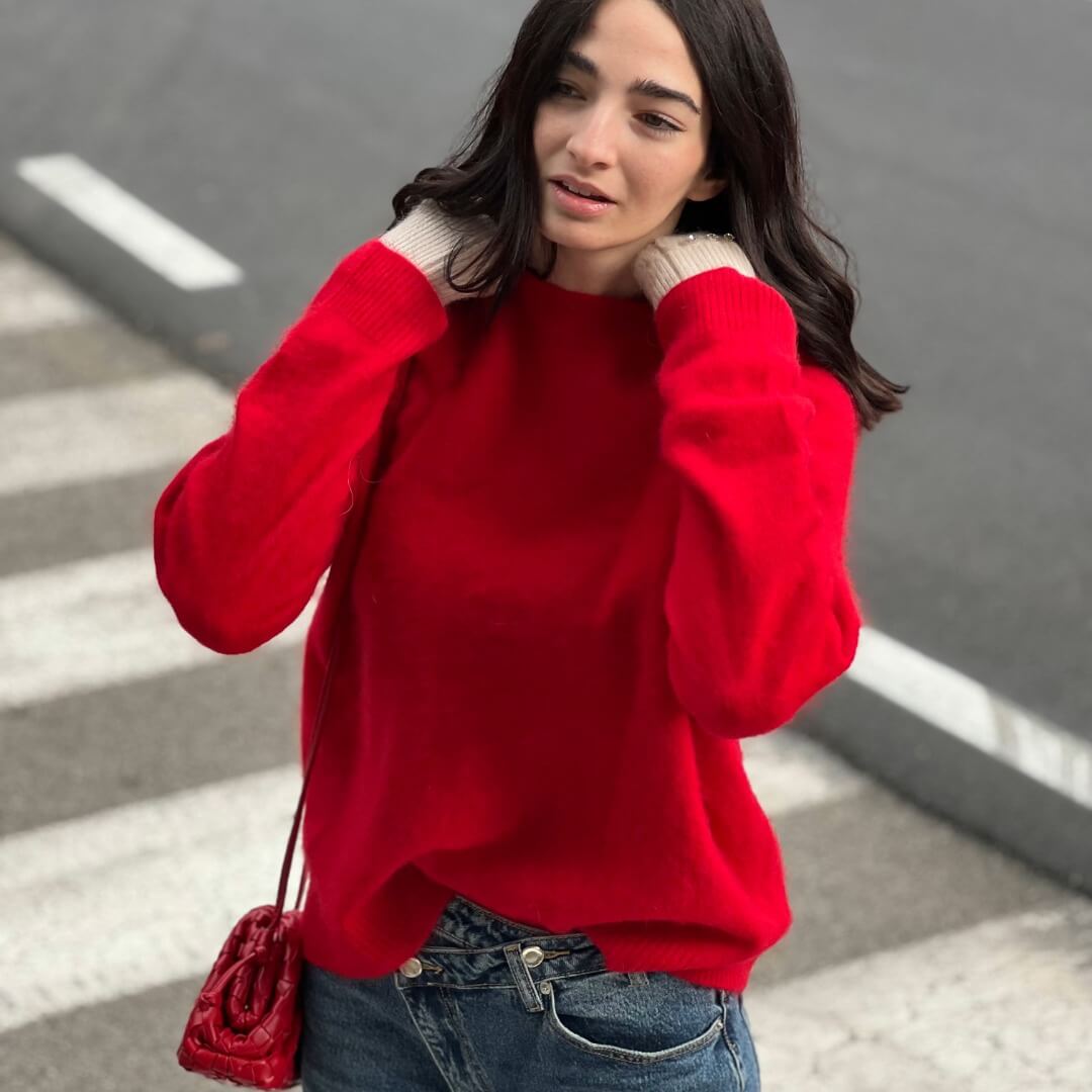LM - Maglione Lu rosso