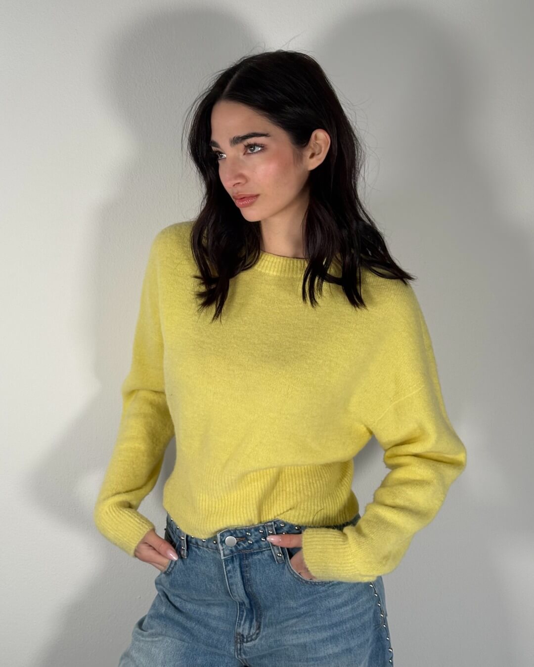 OF - LUMINA Maglione Flaminia limone