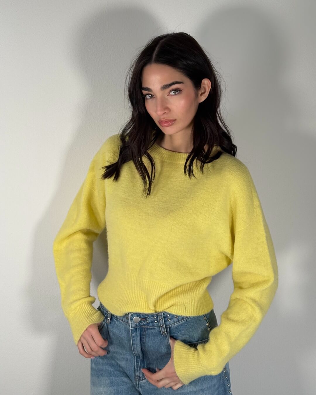 OF - LUMINA Maglione Flaminia limone