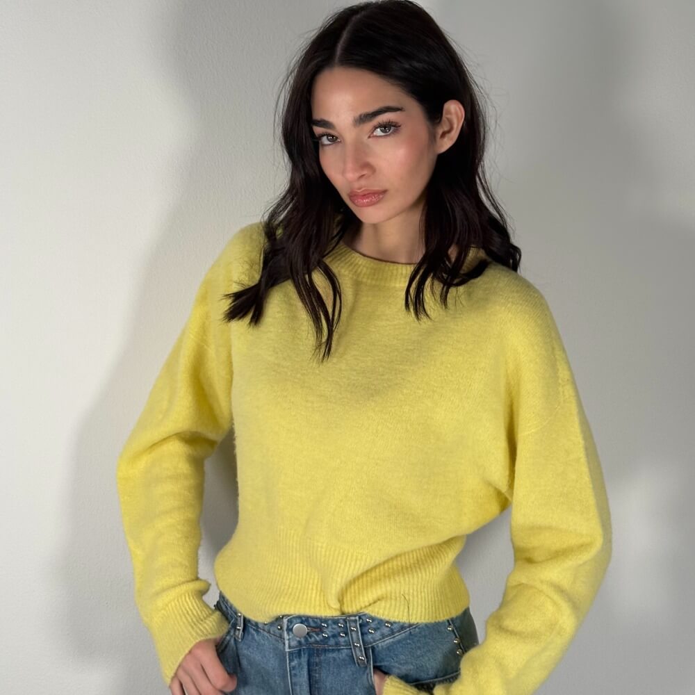 OF - LUMINA Maglione Flaminia limone