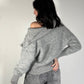 OF - Maglione Zip grigio