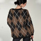LM - Maglione Ron quadri choco