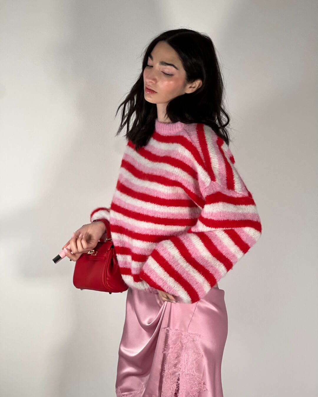 OF - Maglione Candy righe mix