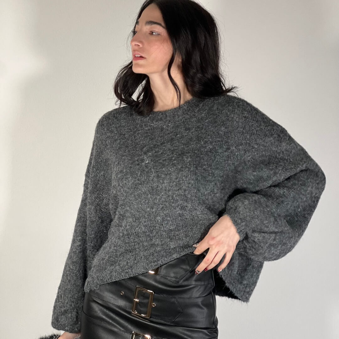 LM - Maglione Rina antracite