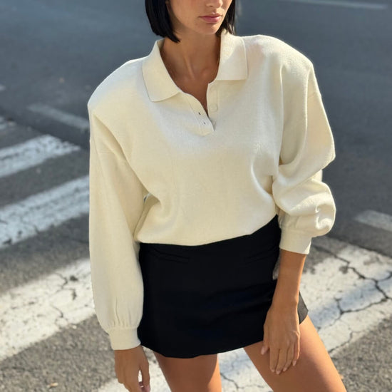 LM - Maglione David avorio