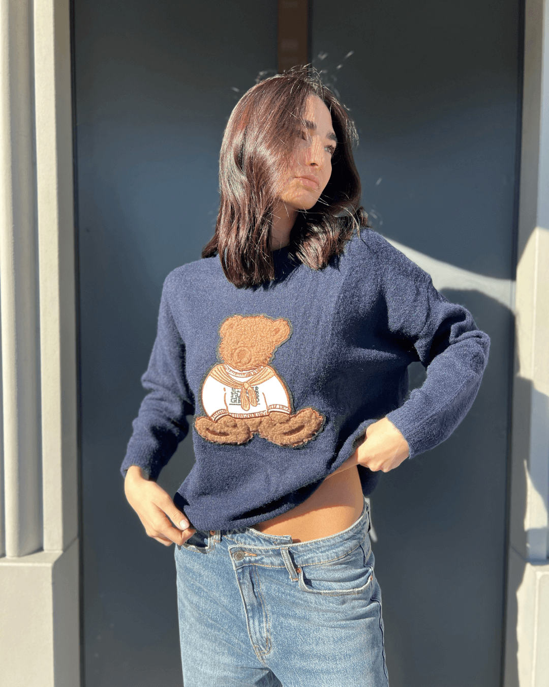 OF - Maglione Henry blu