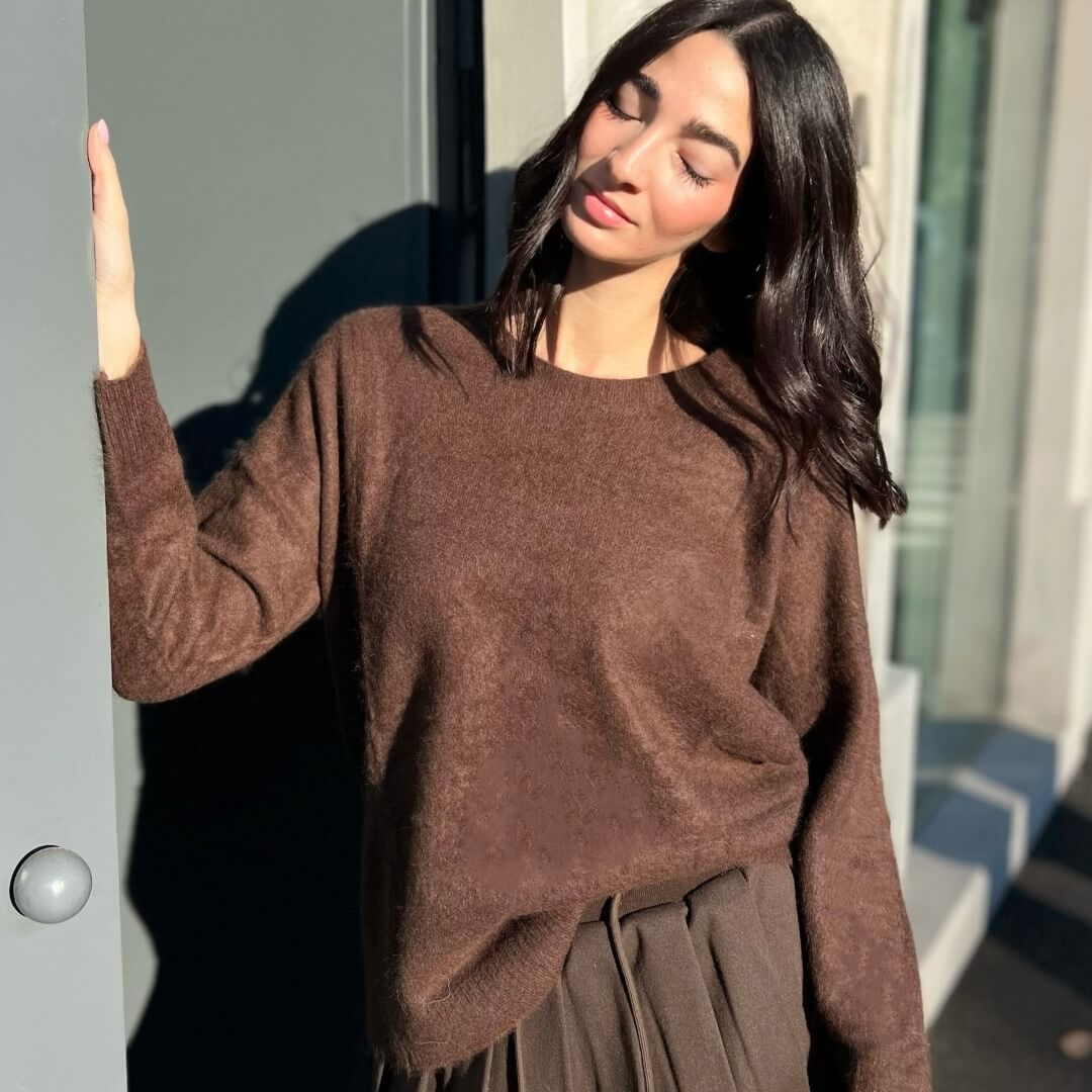 LM - Maglione Lu marrone