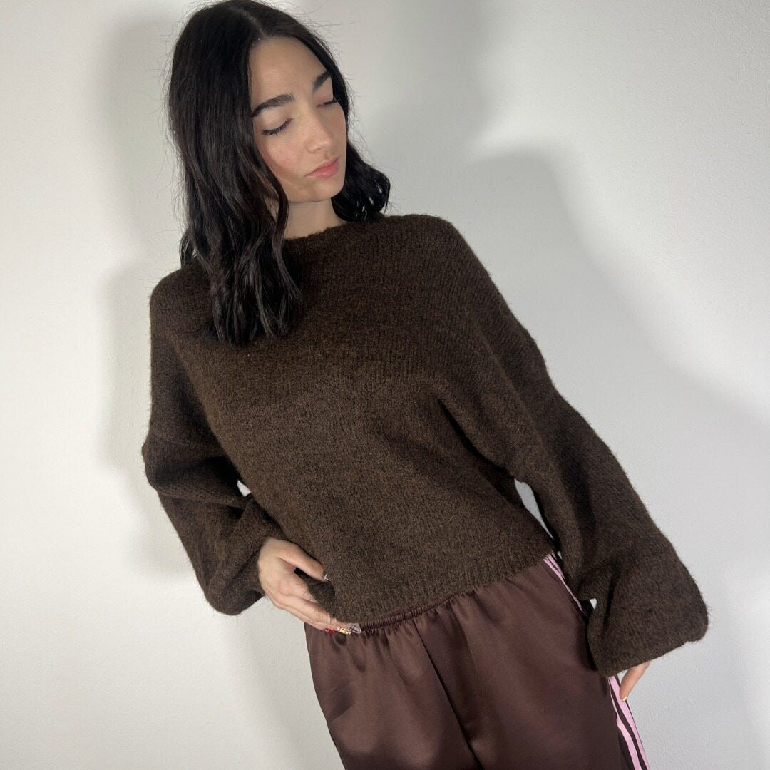 LM - Maglione Rina marrone