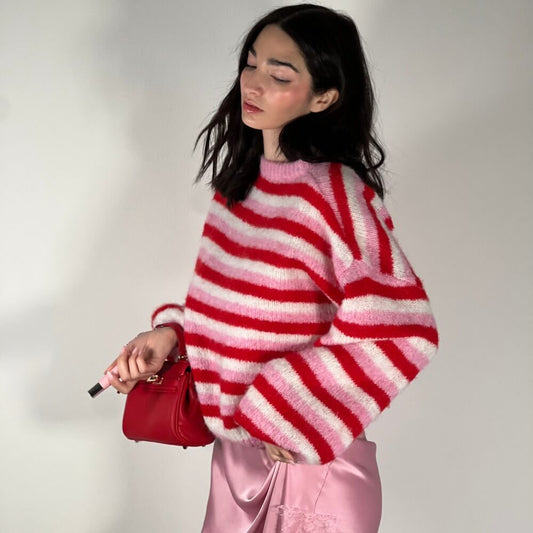 LM - Maglione Candy righe mix