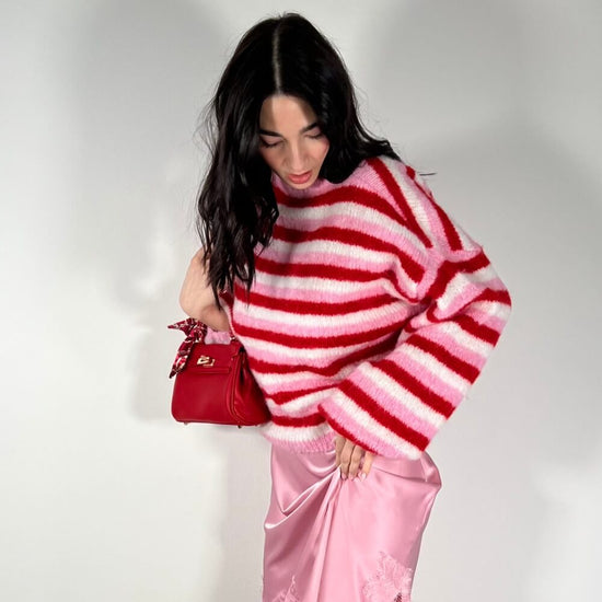 OF - Maglione Candy righe mix