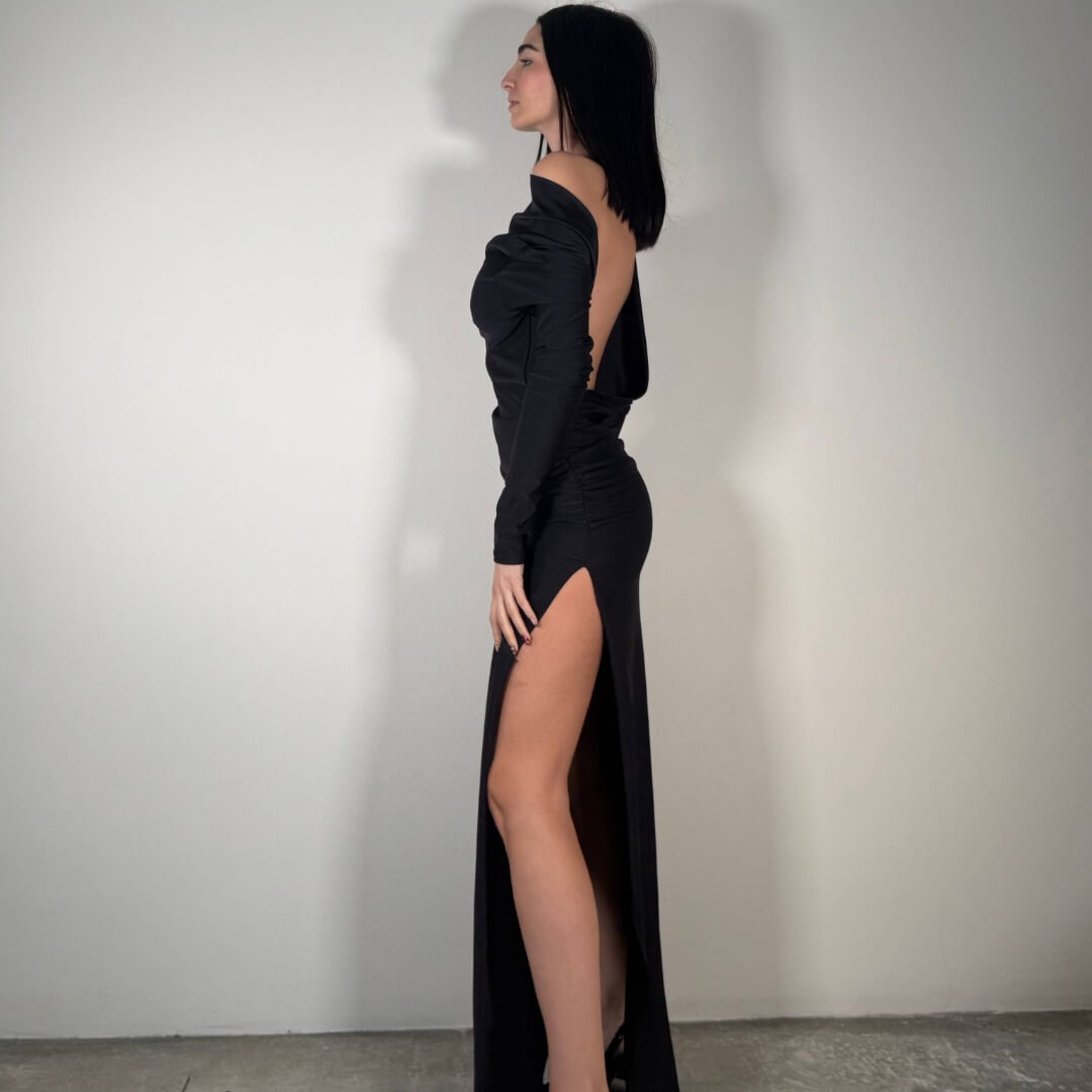 OF - Matinèe Abito Isabel nero