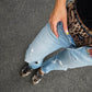 OF - Mocassino Zoe stringato animalier
