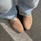 OF - Mocassino Morgana suede mandorla