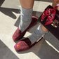 OF - Mocassino Atena strass wine