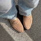 OF - Mocassino Morgana suede mandorla