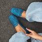 OF - Mocassino Atena strass turquoise
