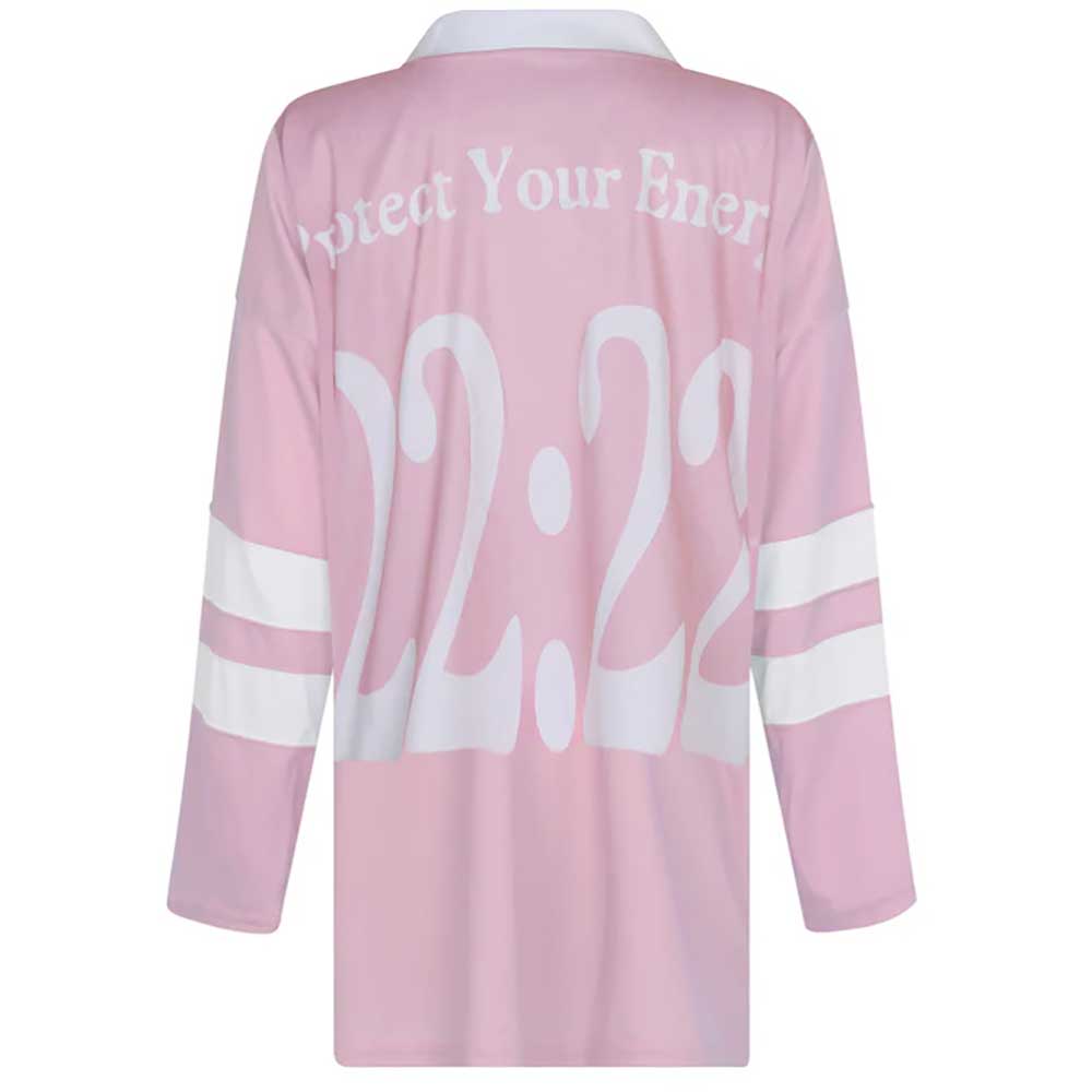 LM - NotAfterTen. Hockey Tee pink 22:22