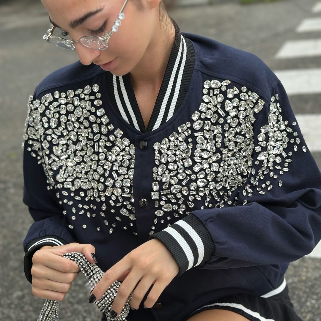 OF - ODI ET AMO Bomber Isaac prezioso blu