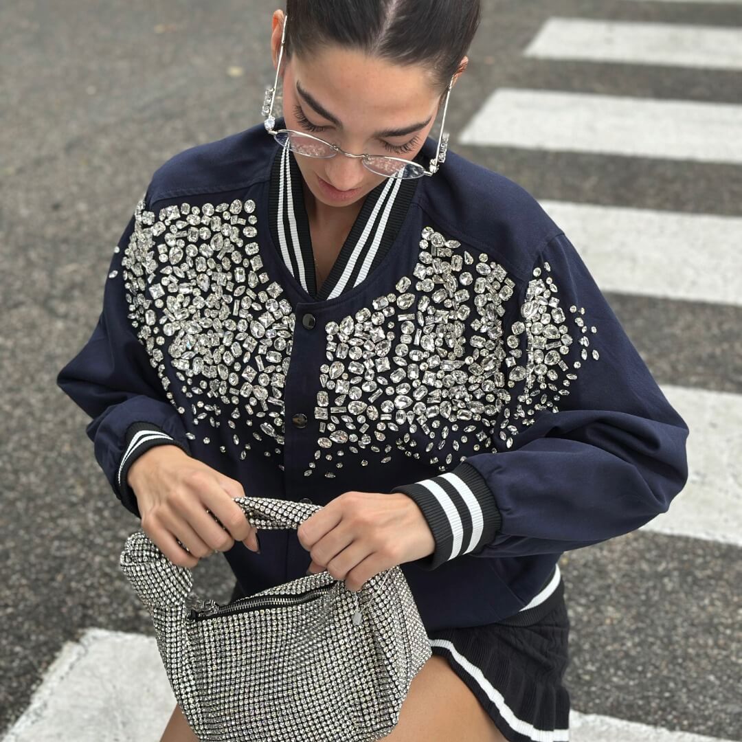 OF - ODI ET AMO Bomber Isaac prezioso blu