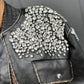 OF - ODI ET AMO Bomber Petra nero con strass