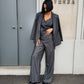 OF - LUMINA Pantalone Camille grigio