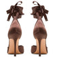 LM - Steve Madden Larina dark brown satin