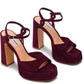 LM - Steve Madden Miliana burgundy velvet