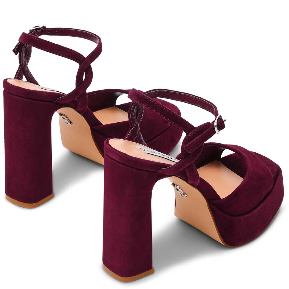 LM - Steve Madden Miliana burgundy velvet