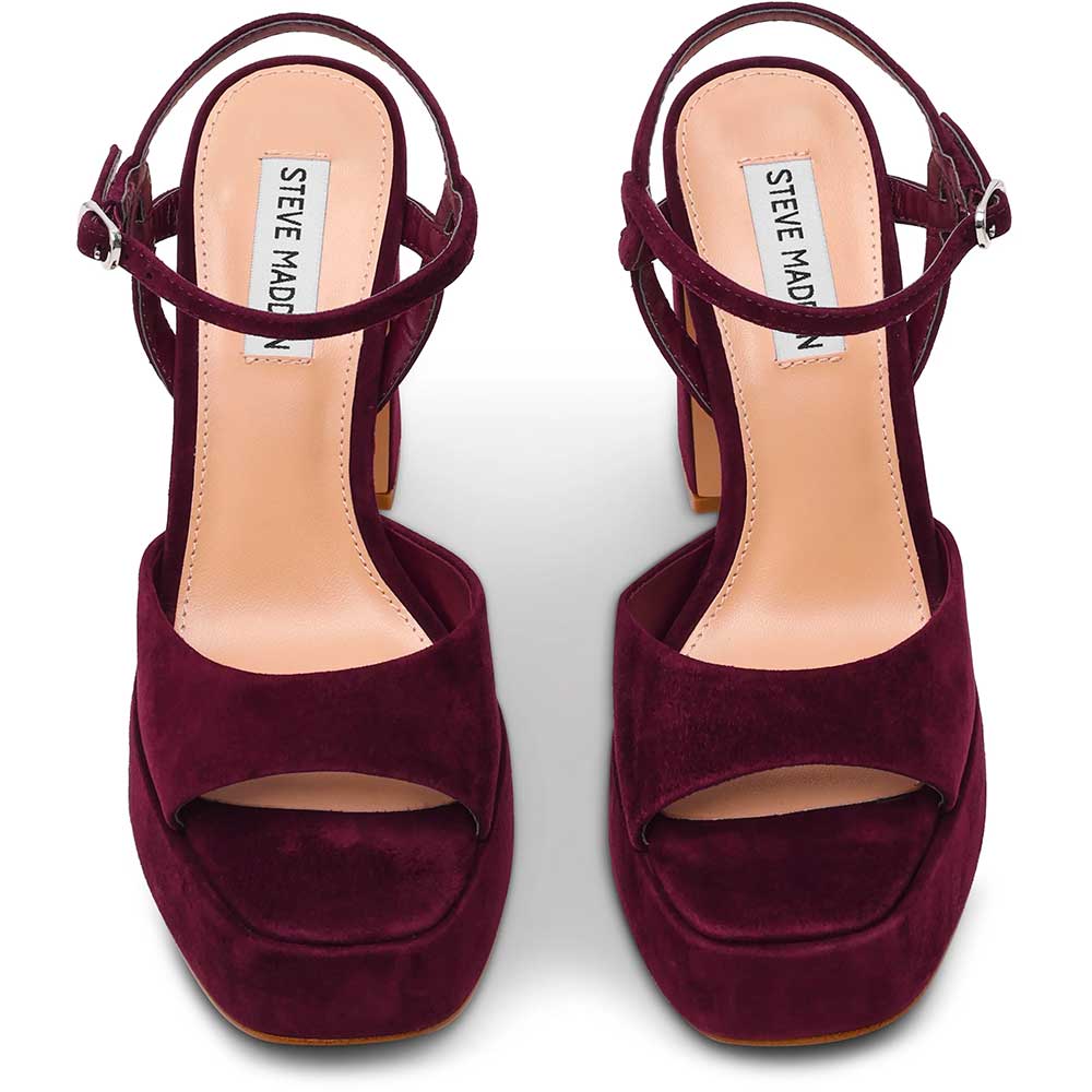 LM - Steve Madden Miliana burgundy velvet