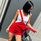 OF - Salopette Strawberry rosso