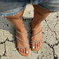 OF - Sandalo basso Elisa Rose Gold