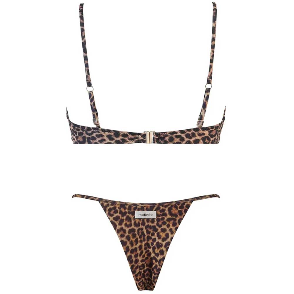 LM - Matinée Bikini top Sabrina e slip Marina maculato