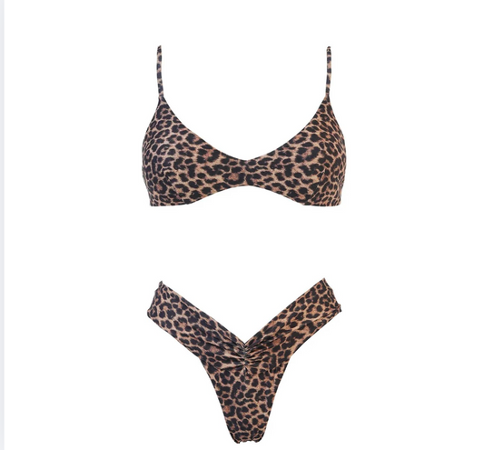 LM - Matinée Bikini Tina top e slip Lady maculato