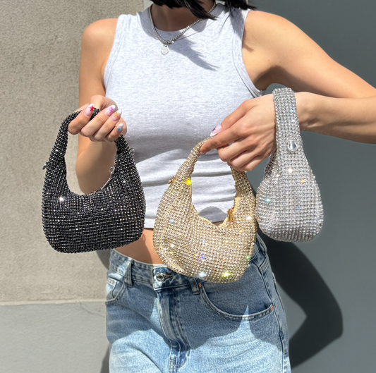 LM - Borsa Mignon strass