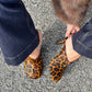 OF - Schutz Sabot Aidon leopard brown