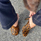 OF - Schutz Sabot Aidon leopard brown